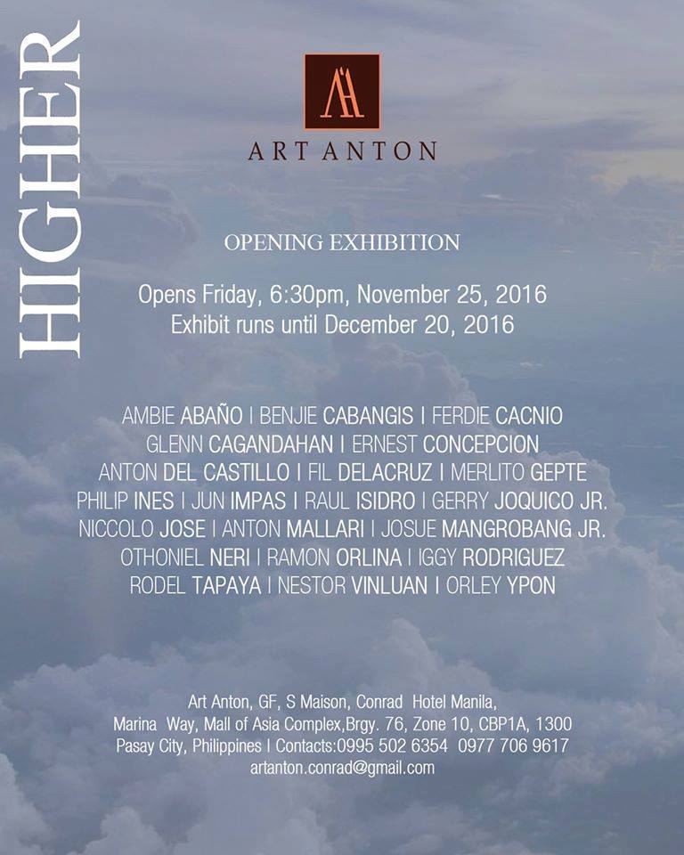 Níccolo José — Art Anton "Higher" Exhibition